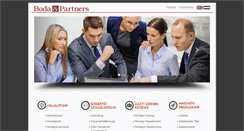 Desktop Screenshot of bodaandpartners.com