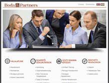 Tablet Screenshot of bodaandpartners.com